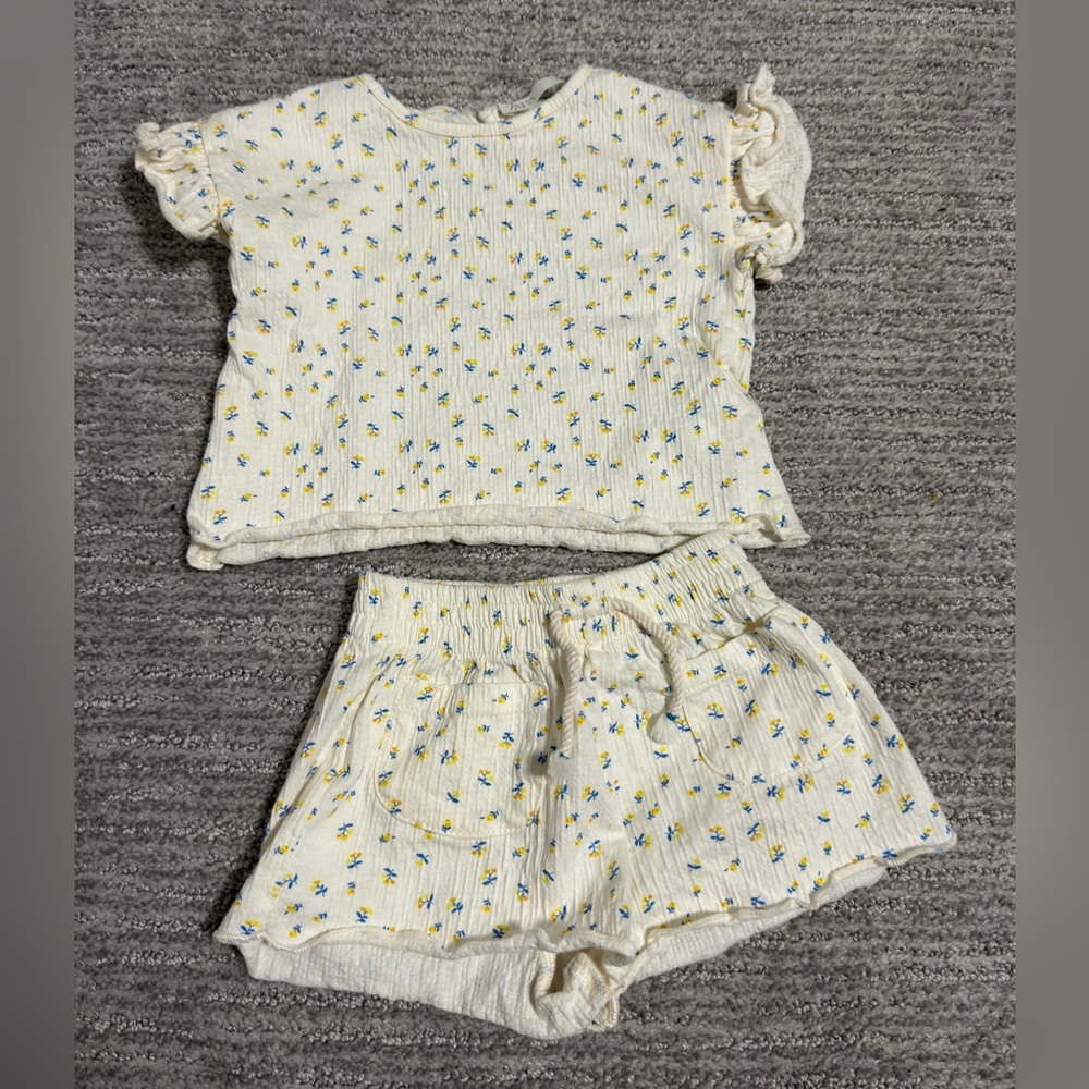 Zara Baby Girl 3-6m summer set